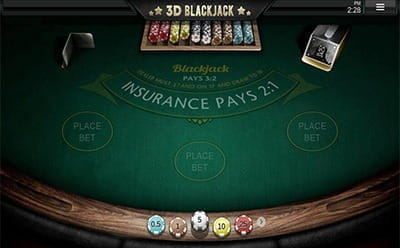 Jogar 3D Blackjack