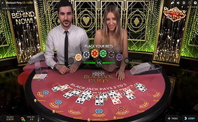 Jogos de Blackjack ao Vivo