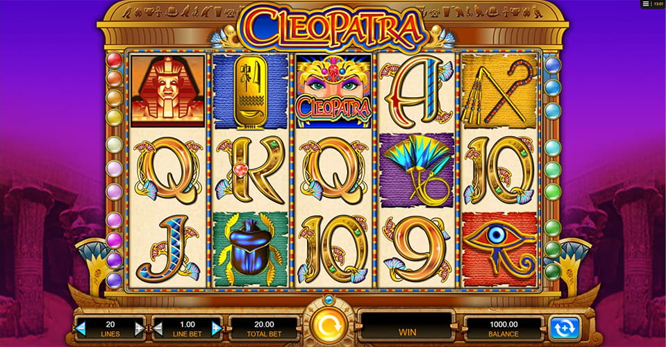jogar Cleopatra online gratis