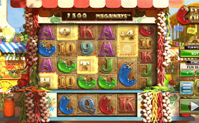 Extra Chilli Slot Jogo Bónus