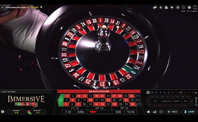 Immersive Roulette Table