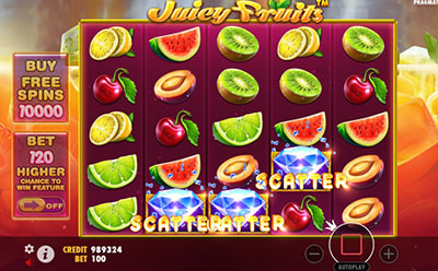 Bónus do Jogo da Slot Juicy Fruits