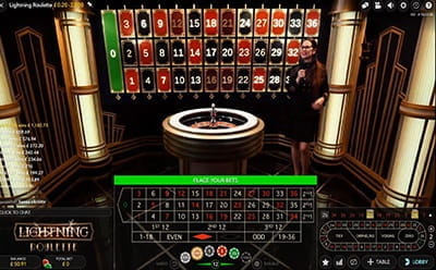 Juega a la Ruleta Relampago En Vivo