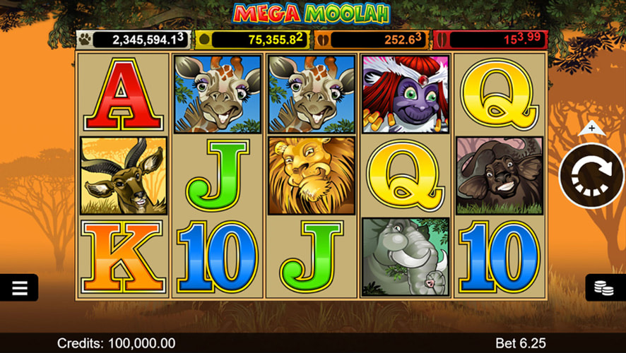 jogar Mega Moolah online grátis