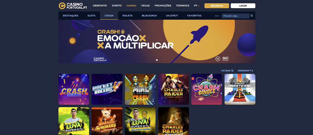 Outros jogos disponíveis no Casino Portugal