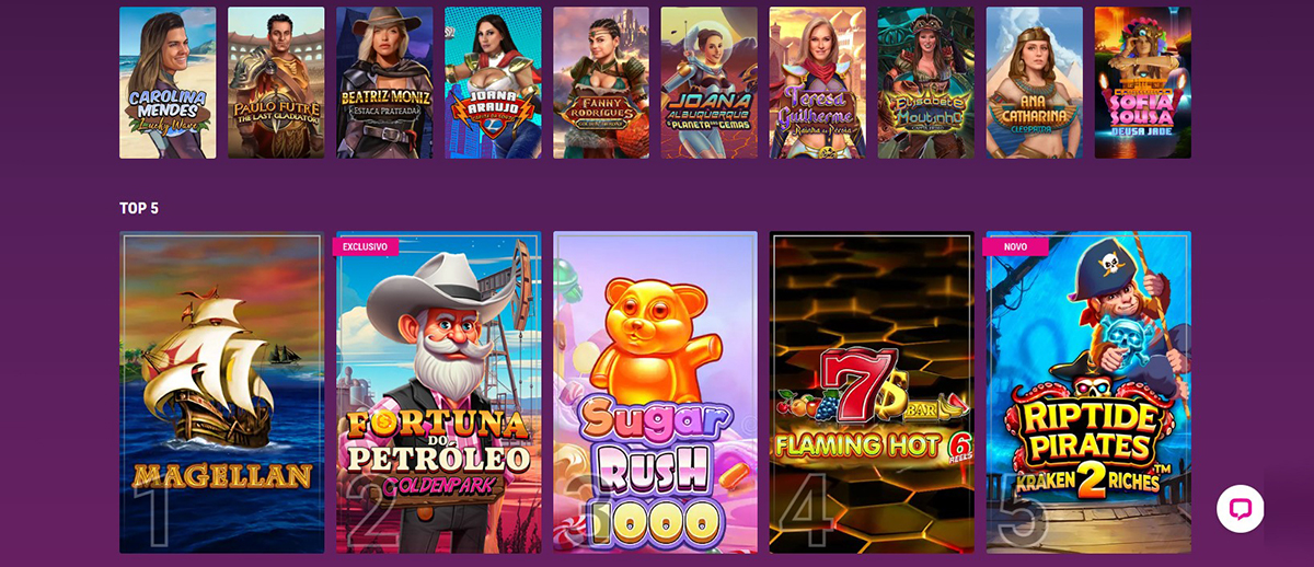Outros jogos disponíveis no GoldenPark