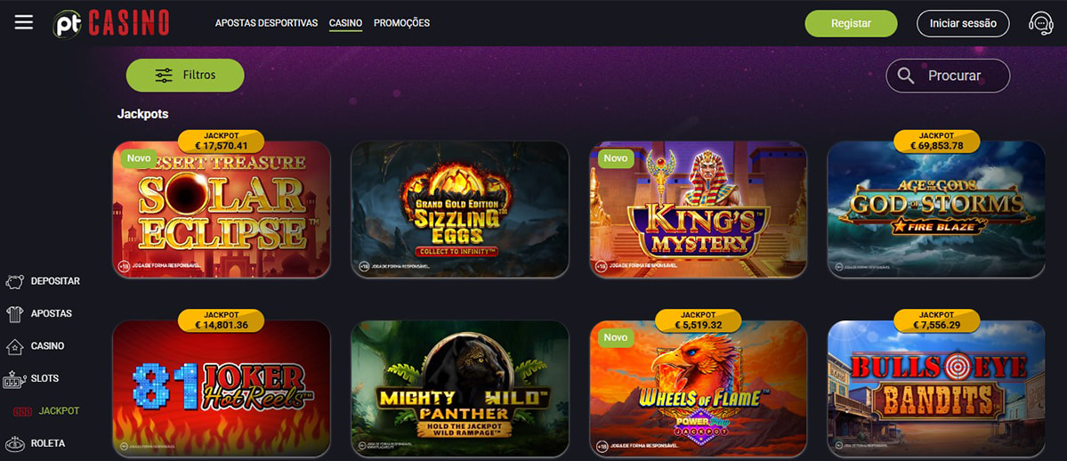 Outros jogos disponíveis no Placard