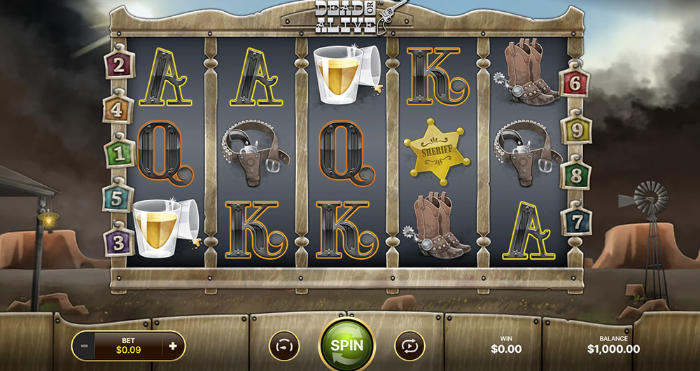 Slot Dead or Alive grátis: a versão demo