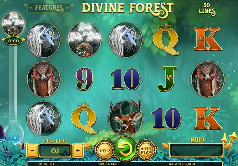 Slot Divine Forest da Editora Spinomenal