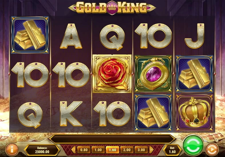 Slot Gold King da Editora Play'n GO