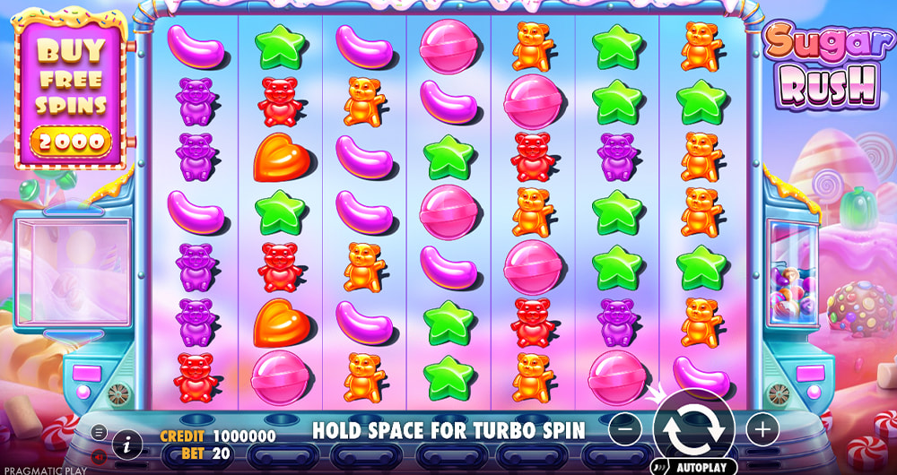 Slot Sugar Rush: a versão demo