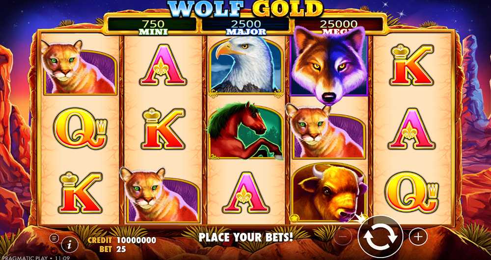Slot Wolf Gold: a versão demo
