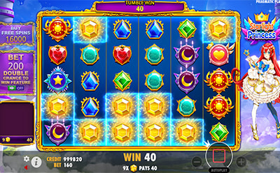 Jogo Bónus da Slot Starlight Princess