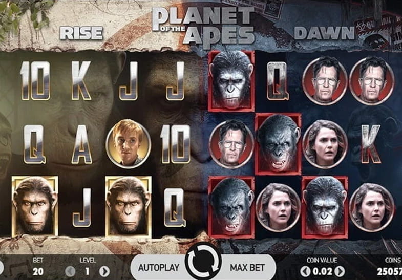 Slot Planet of the Apes da NetEnt