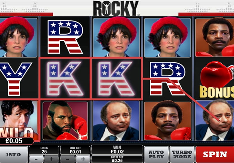 Slot Rocky da Playtech