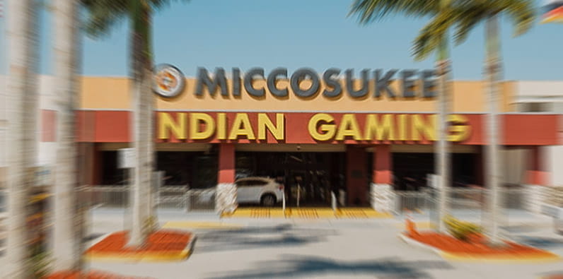 Centro de Jogo Indio Miccosukee na Florida