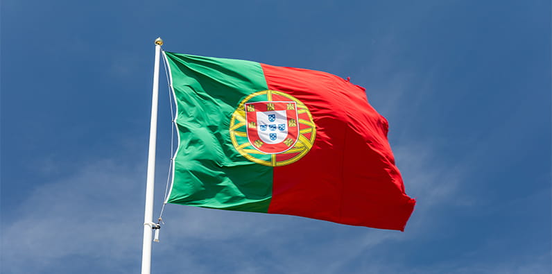 bandeira portugal publicidade ao jogo