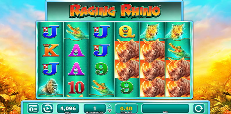 Slot Raging Rhino da SG Interactive