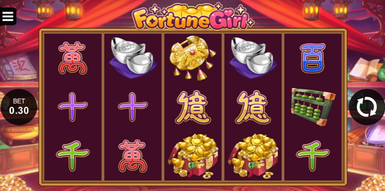 Slot Fortune Girl da Editora Microgaming