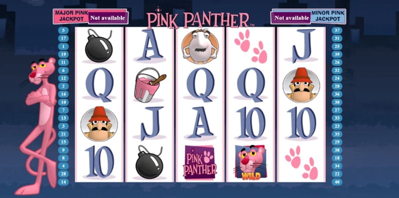 Slot de Cartoon Pink Panther
