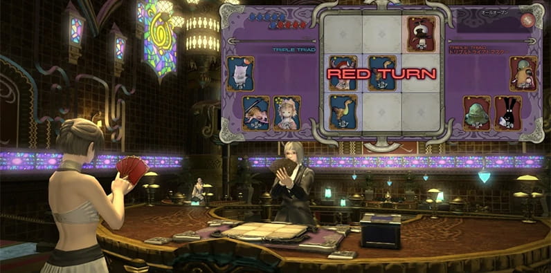 Jogo de Cartas Triple Triad no Final Fantasy VIII