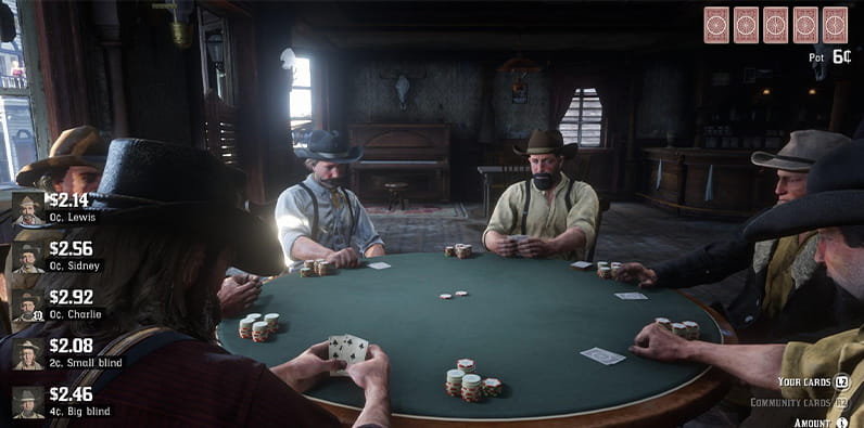 Red Dead Redemption 2 Jogo de Poker