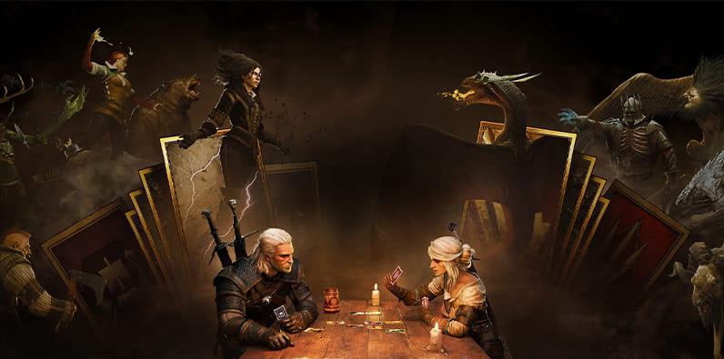 Jogo de Cartas Gwent no The Witcher 3