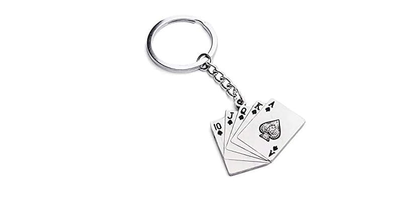 Porta-chaves Para Jogadores de Casino