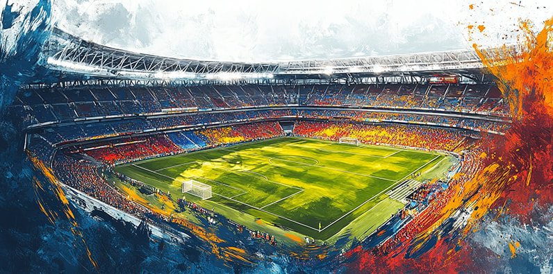 Estádio de futebol em Portugal